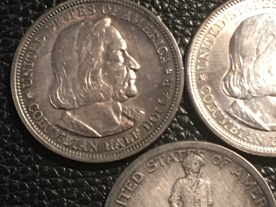 5 commemorative Halves all cleaned but higher grade nicer Sesquicentennial - Image 2 of 4