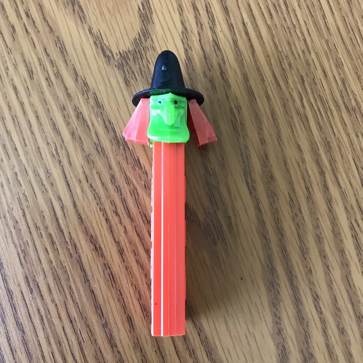 Pez Dispenser Witch Red Hair Green Face No Feet Vintage 3.9