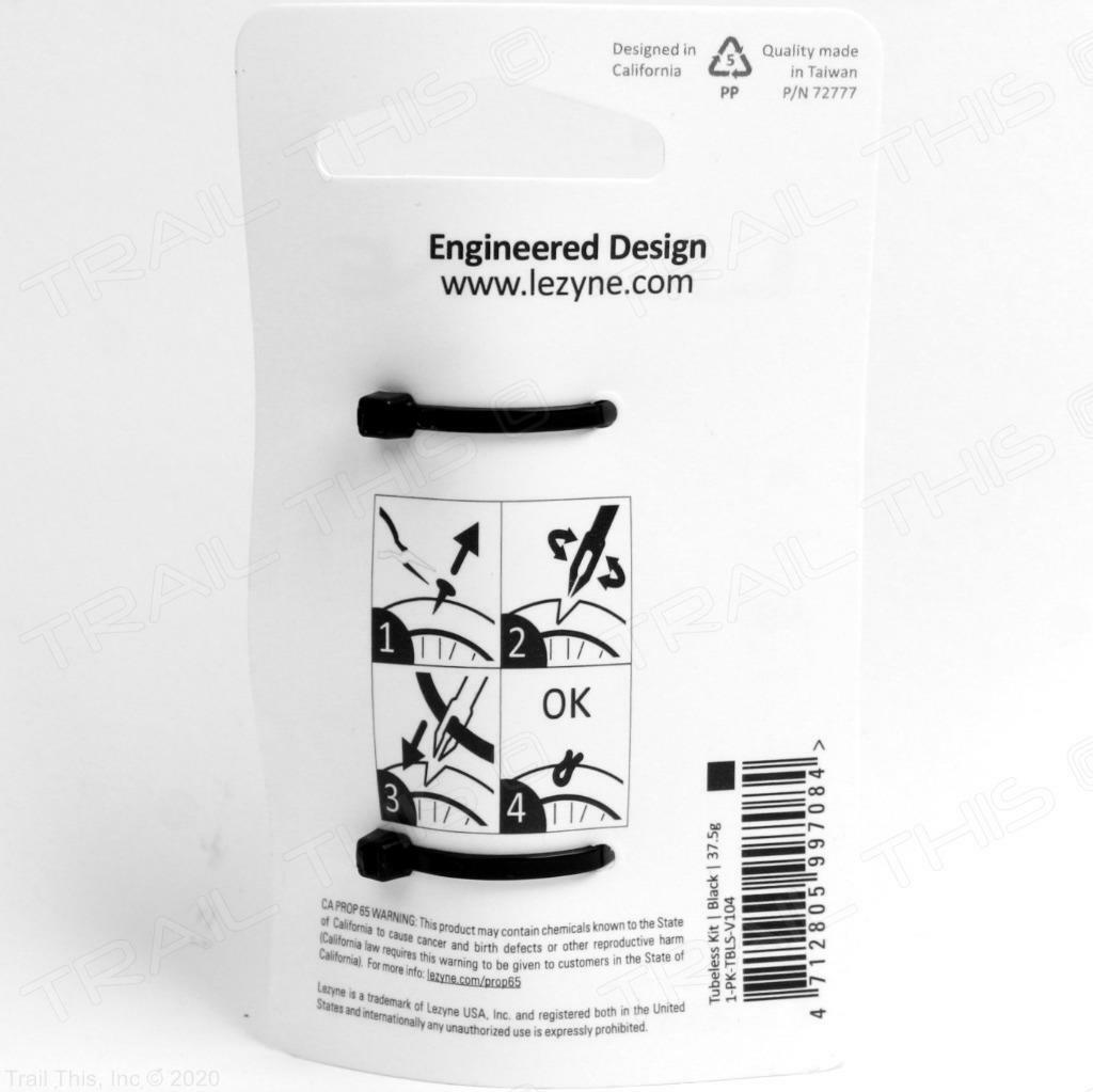 Lezyne Tubeless Bicycle Tire Patch Puncture Repair Kit 5 Plugs & Insertion Tool 4712805997084 eBay