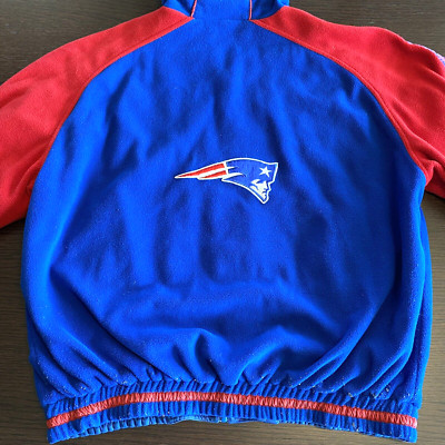 Vintage New England Patriots 2XL Reversible Jacket Unique Sports Generation
