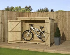 Empire Bike Store 6X3 SHIPLAP TONGUE & GROOVE PRESSURE TREATED WOODEN 6F X 3FT