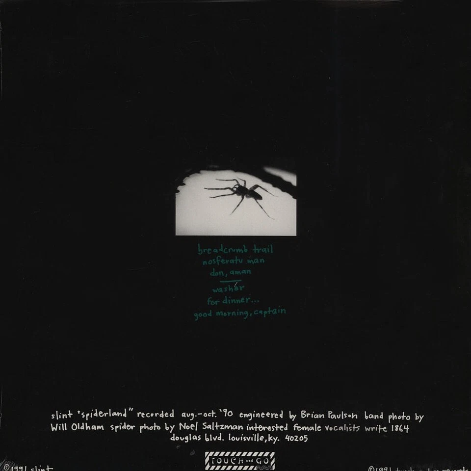 Slint Spiderland 180 Gramm Recycelte Dunkelblau Vinyl LP [ Neu - See - Bild 2 von 3