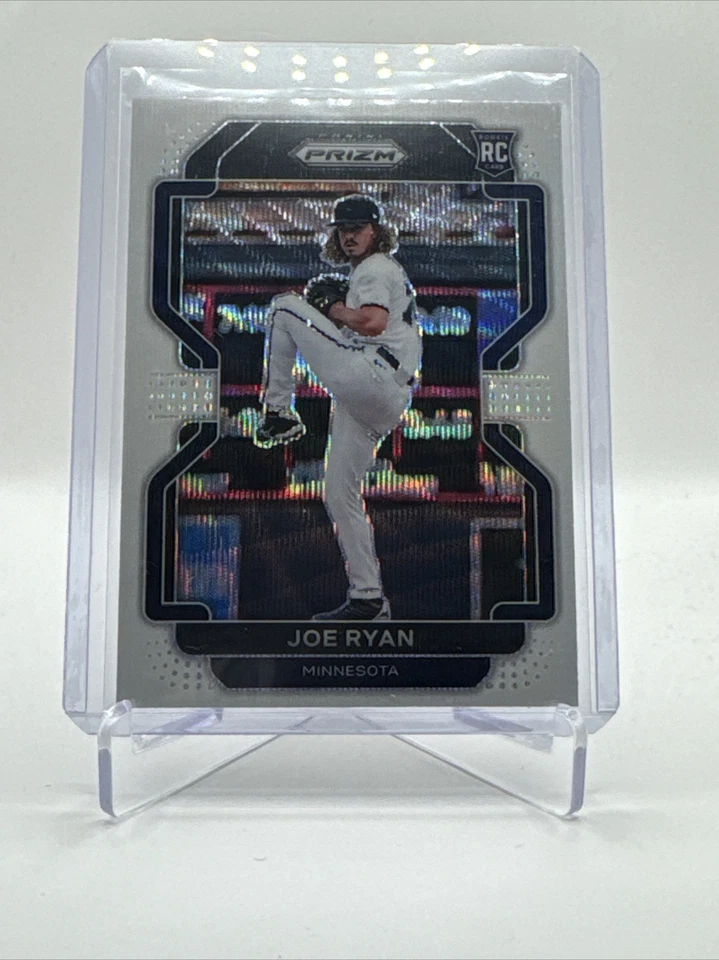 2022 Panini Prizm - White Wave Sparkle Prizm #81 Joe Ryan Rookie Card SP 🔥🔥 - Image 4 of 4