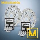 11.5 HARLEY MESH ROTOR W/ BRAKE PADS FOR SOFTAIL MODELS FRONT&REAR SET