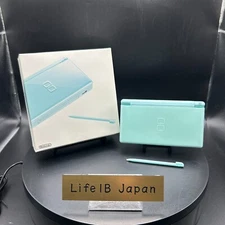Nintendo DS Lite Ice Blue Complete Set with Charger & Box - Retro Gaming