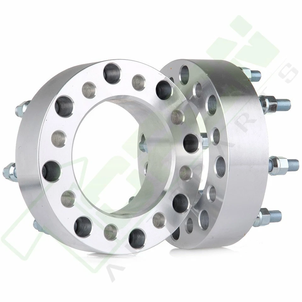 4P Wheel Spacers 8x6.5 to 8x180 2" Adapter For 1999-2004 Chevy Silverado 2500 - Image 3 of 4