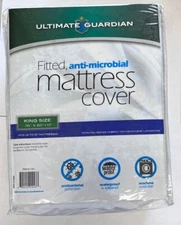 Anti-microbial Fitted Waterproof Mattress Cover Machine Washable