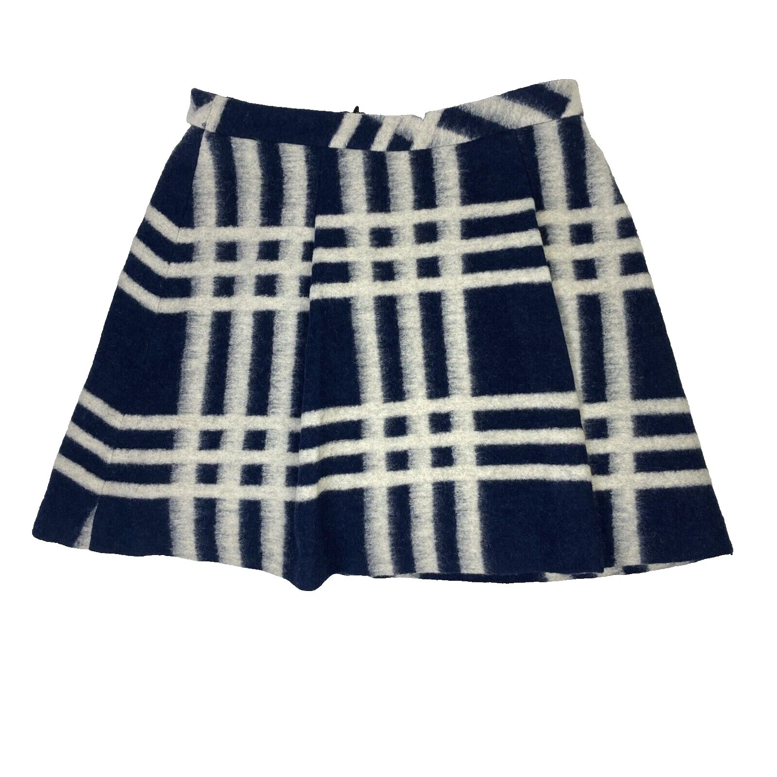 Woolen A-line Faldas para mujer Geométrico