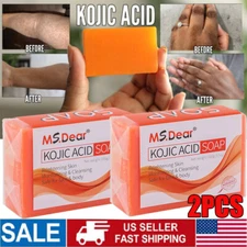 2x Kojic Acid Soap Face Body Wash Skin Cleanser Spot Corrector Acne Scar Remover