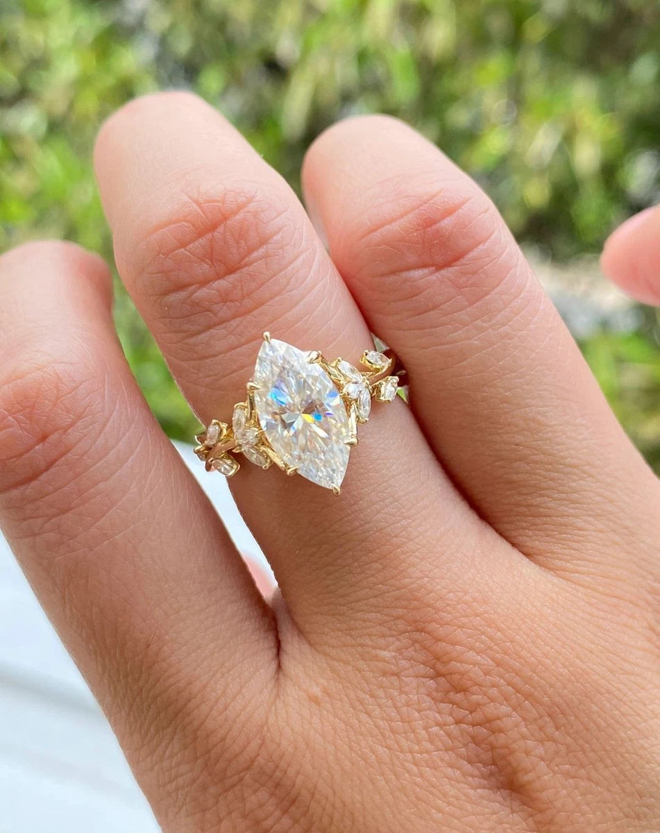 A Nature Inspired Engagement Ring Featuring an Heirloom Oval Diamond i –  Lacee Alexandra