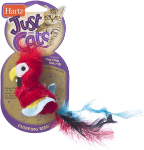chirping cat toy