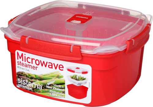 Sistema Microwave Steamer with Removable Steamer Basket | 2.4 L | BPA-Free | - Picture 1 of 9
