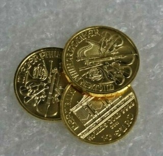 1/10 oz Austria Philharmonic Gold Random Year 1/10 oz .9999 fine Gold Coin