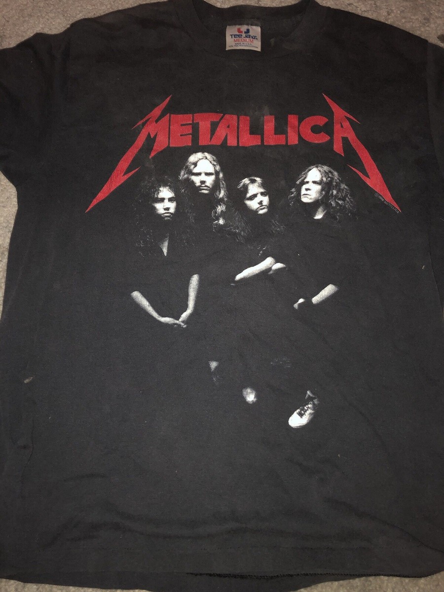 Vintage Metallica and justice for all band t-shirt 1988 grunge 