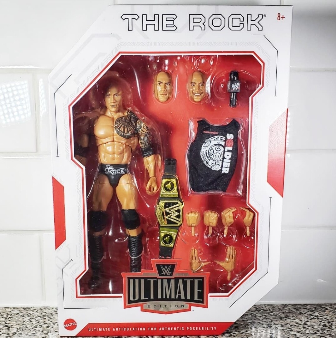 WWE Elite Ultimate The Rock ザ•ロック The Rock - WWE Best of Ultimate Edition 4 Toy Wrestling