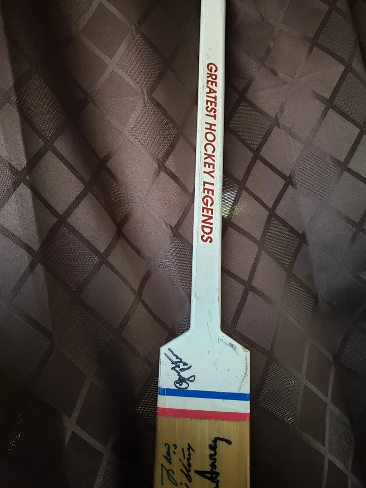 Greatest NHL Hockey Legends Autographed Hockey Stick - Image 3 of 4