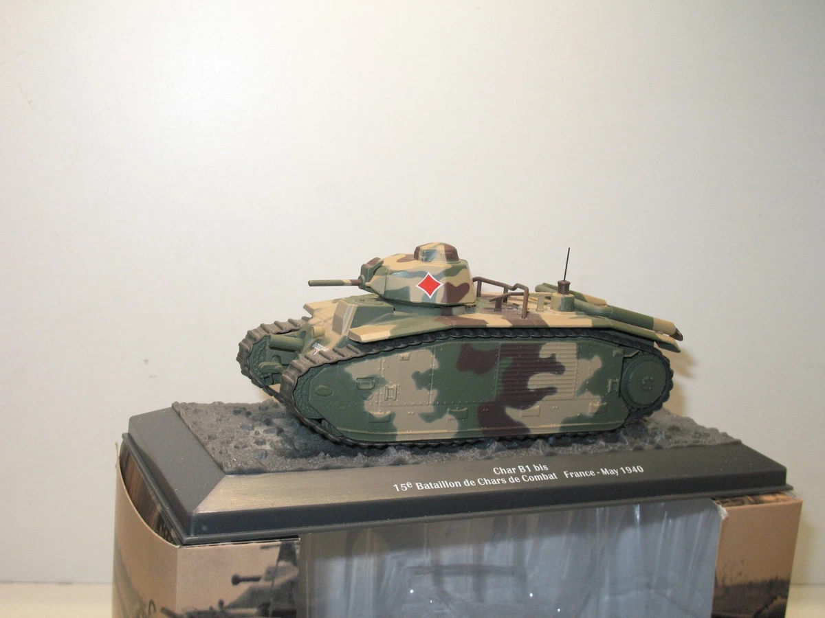 Renault B1 bis,Tanks in the Musée des Blindés, France, pic-8 - - Public Domain Media