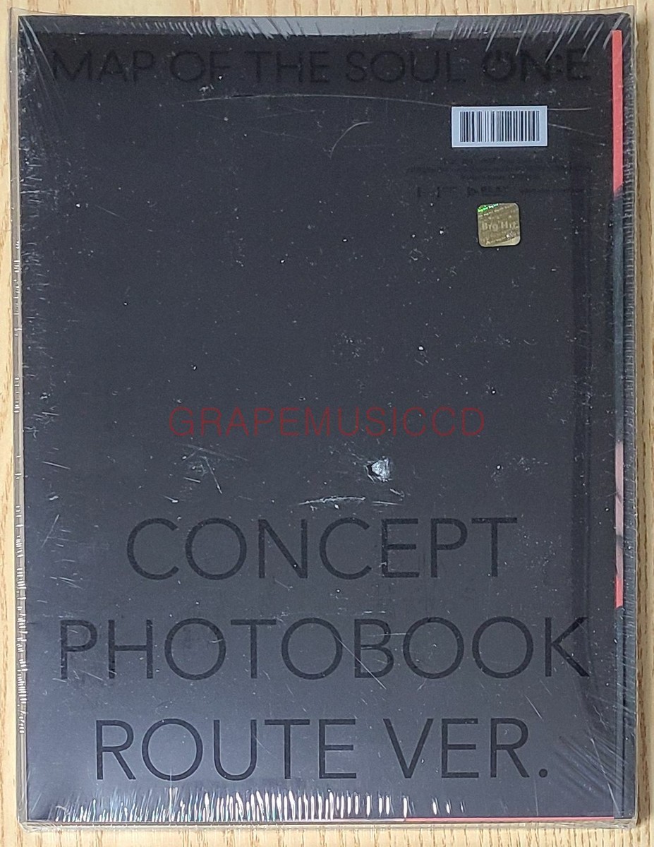 BTS OFFICIAL GOODS MAP OF THE SOUL ONE CONCEPT PHOTOBOOK ROUTE VER