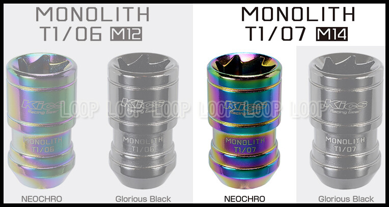 KYO-EI Genuine OEM KICS MONOLITH T1 / 07 [M14 X P1.5] 20PCS MN04N