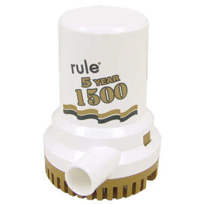 Rule 1500 G.P.H. ''Gold Series'' Bilge Pump