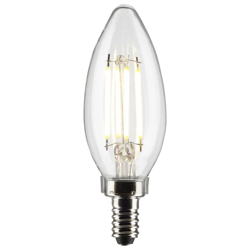 LED Filament Torpedo Tip Bulb CTC 120V 4W =40W B11 Candelabra E12 5000K Daylight - Picture 3 of 15