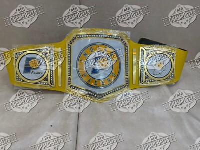 Indiana Pacers NBA Champions Championship Belt Adult Size 2mm Brass