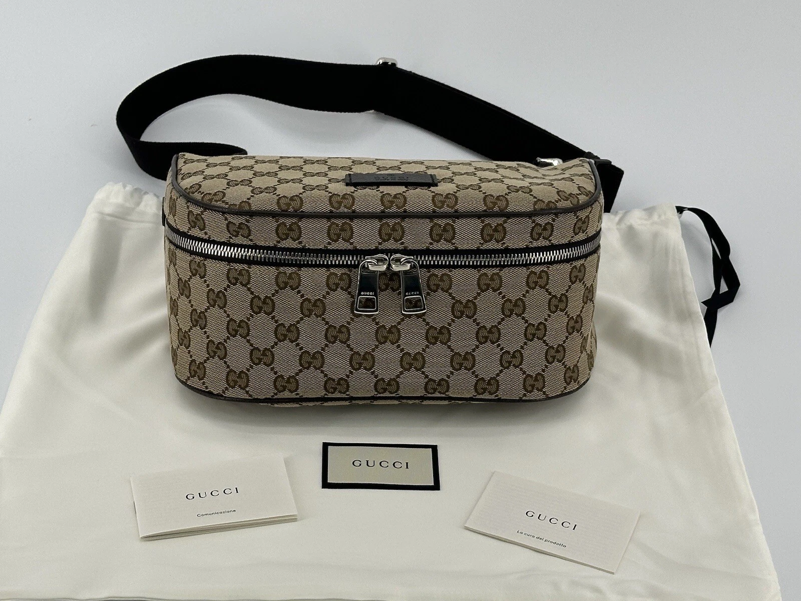 Neuf Luxury Original GUCCI GG Monogra Femme Sac Ceinture Belt Bag 630915