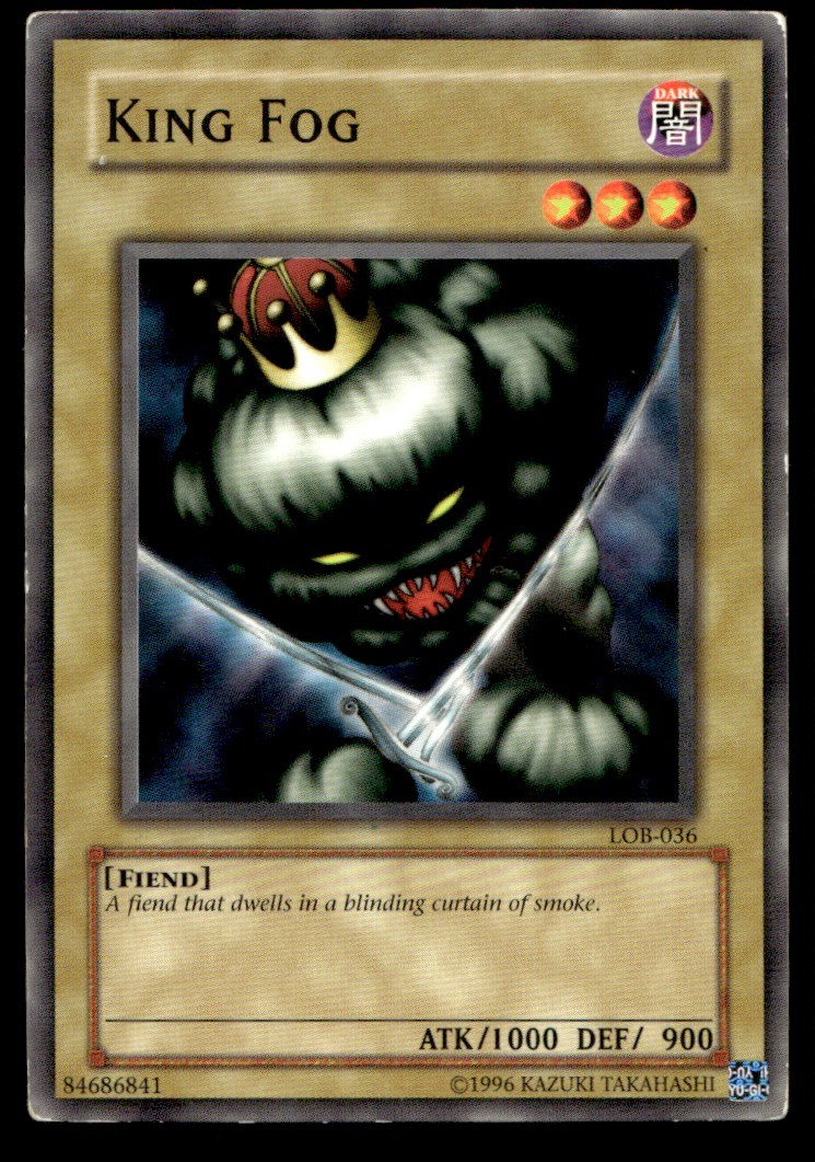 King Fog LOB LOB-036 MP YuGiOh | Buy 3 Get 5 Free