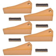 23 230 Series 230S Bucket Teeth w/ 23TF/23FP Flex Pins for Excavator 5Pcs Steel