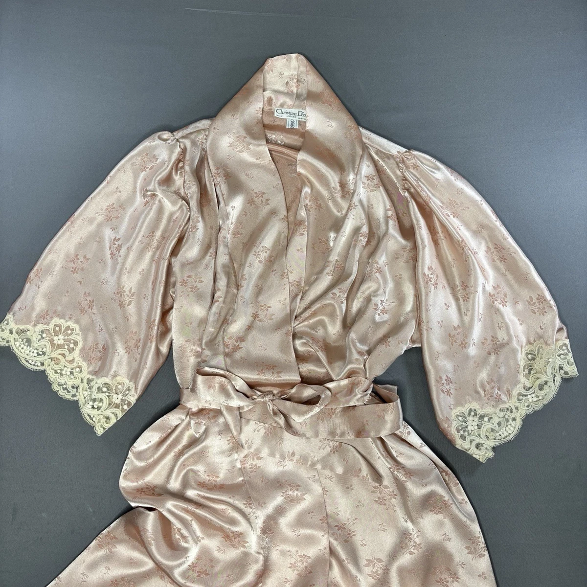 Robe Vintage En Satin - Cathie Cathy Bella - Années 1970 - Fille - Occasion