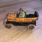 Marx Amos N Andy 1930s Fresh Air Taxi Cab Tin Litho Wind-up Toy Jalopy Car WORKS