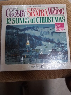 Bing Crosby Frank Sinatra Fred Waring 12 Songs of Christmas LP Vinyl Reprise