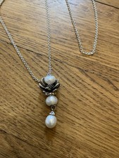 TROLLBEADS STERLINGSILBER FANTASY HALSKETTE ANHÄNGER PERLE BEAD CHARMS 35 ZOLL 