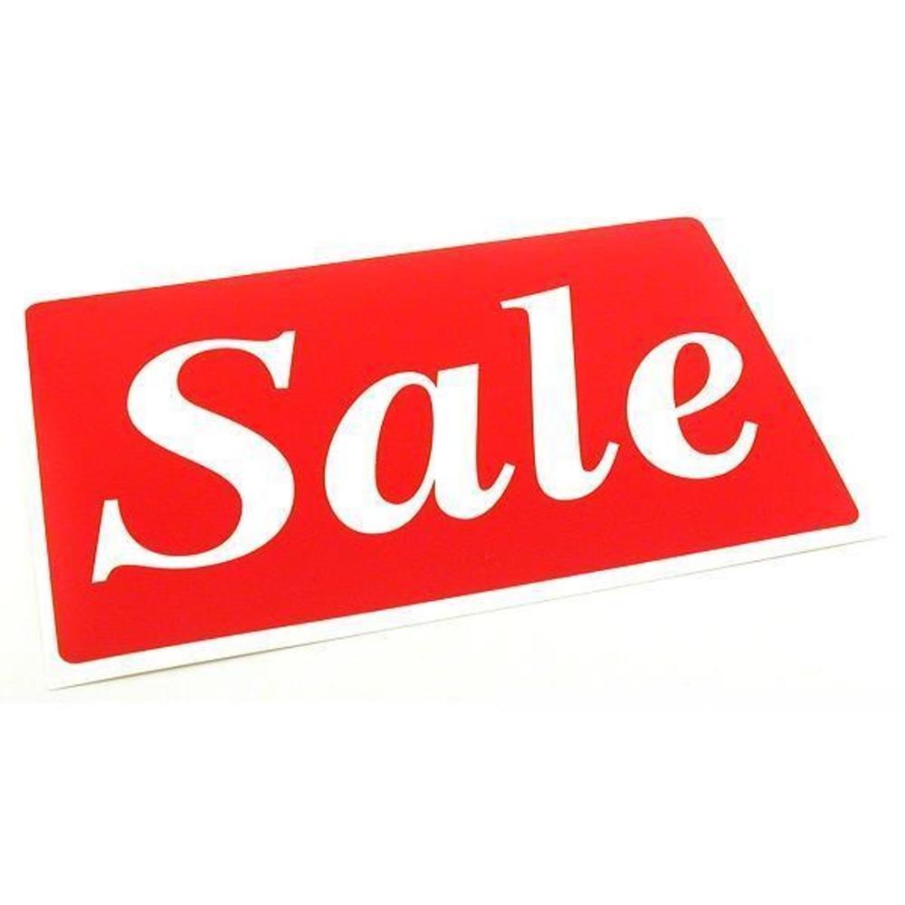 Sale Display Sign Window Wall Showcase Counter Message