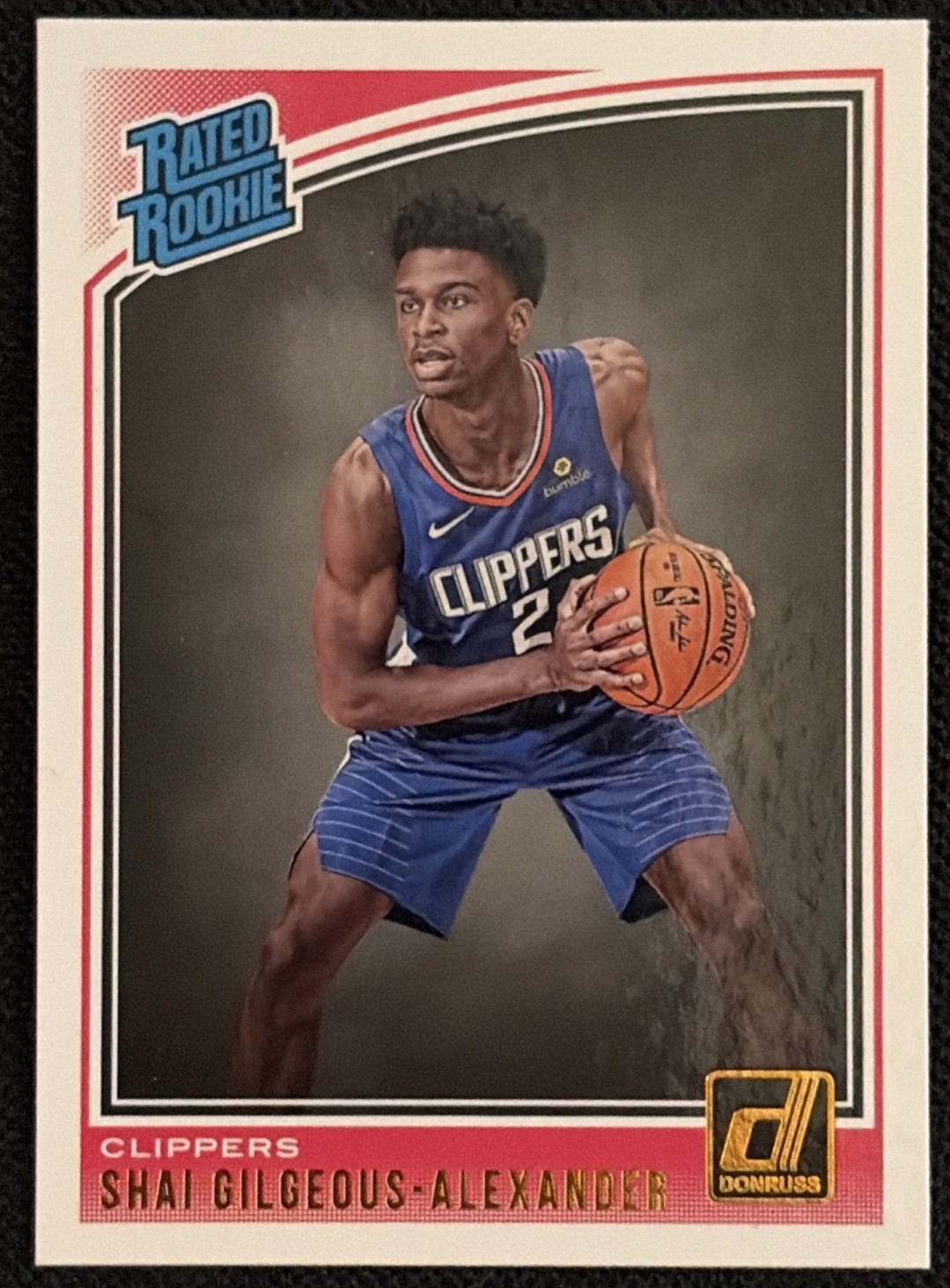 2018-19 Panini Donruss Shai Gilgeous-Alexander Rated Rookie OKC Thunder MVP