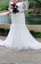 David Bridal Women's Wedding Dress Size 14