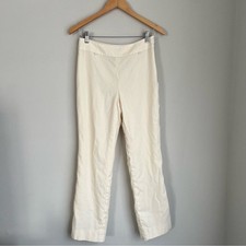 Carlisle Cream Wool Straight Leg Pants Trousers Size 2