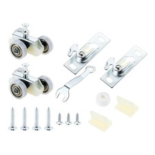 2Pcs Sliding Pocket Door Top Hanger Rollers Kit For Johnson Part 1500 Hardware