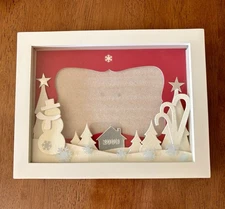 Hallmark Winter 3D 4X6 Picture Frame