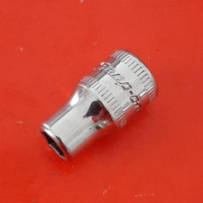 Snap-on Tools TMM6 1/4" Drive 6Pt Point 6mm Shallow Chrome Socket USA