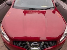 NISSAN QASHQAI J10 TEKNA 2010 FACELIFT BONNET PANEL IN RED NAJ
