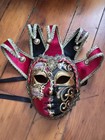 GENUINE VENETIAN CARNIVAL MASK.Made In Venice Italy Mint