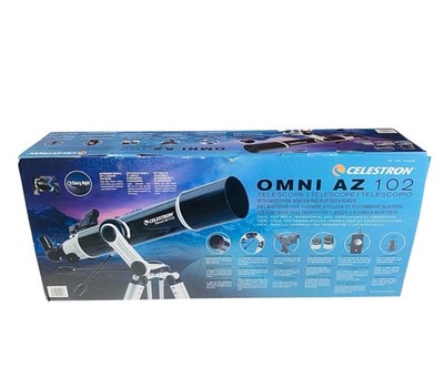 CELESTRON OMNI AZ 102 REFRACTOR TELESCOPE WITH SMARTPHONE ADAPTER GOOD CONDITION