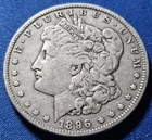 A 1896 O MORGAN SILVER DOLLAR HIGH GRADE
