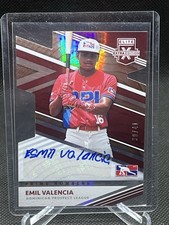 2020 Panini Elite Extra Edition ESMIL EMIL VALENCIA Die-Cut Auto 30/41
