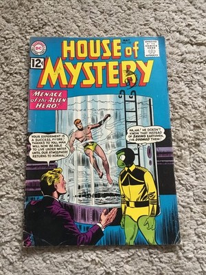 The House of Mystery Comic Book #122 DC Comics 1962 GOOD CONDITION