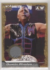 2022 Upper Deck AEW All Elite Wrestling Gold Mat Relics Dustin Rhodes #46 0w8