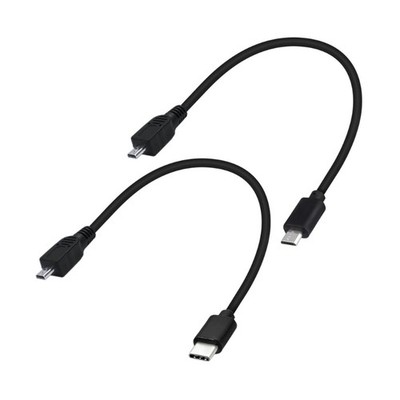 Compactly Mini USB to USB C OTG Cable Camera Connection Cord for Easy Use