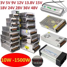3V 5V 9V 12V 13.8V 15V 18V 24V 36V 48V PSU DC Regulated Switching Power Supply