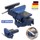 Schraubstock 200 mm Spannweit für Werkbank Feststehend Parallelschraubstock 360°